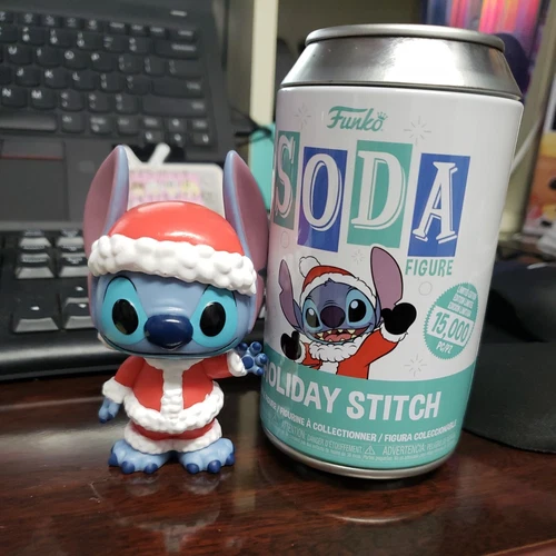 Holiday Stitch – Lilo & Stitch Disney Funko Vinyl Soda.