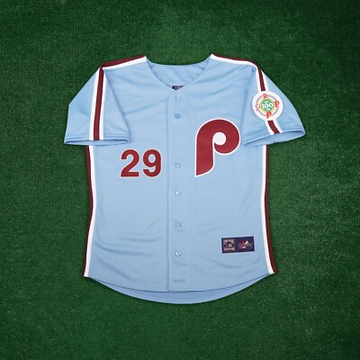 John Kruk 1984 Philadelphia Phillies Cooperstown Men's Blue Away