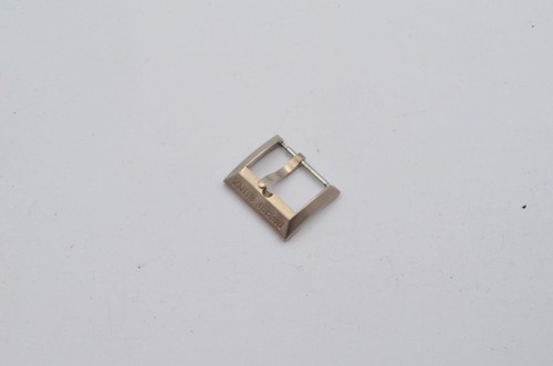 Piere Kunz Pulsera de Cuero Hebilla 18K Oro Blanco 16MM - 第 1/2 張圖片