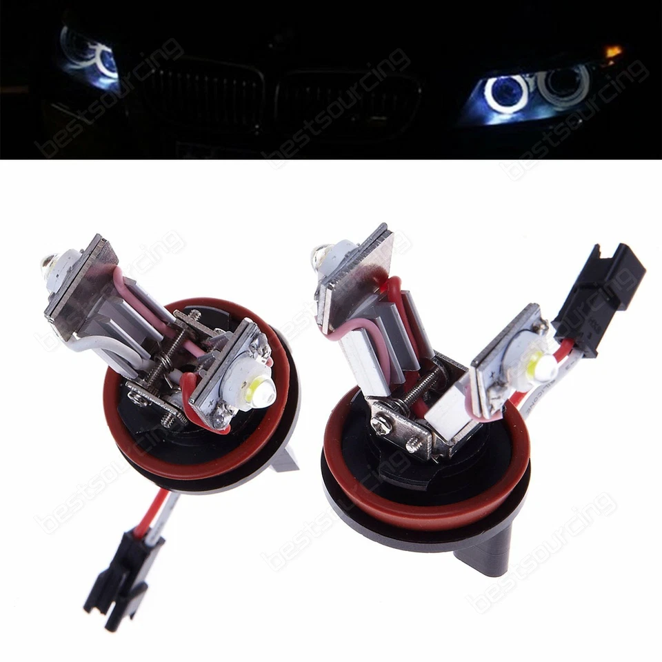 2x Angel Eyes Lampen Licht Birne For BMW E92 E93 3er E90 E91 LCI mit Xenon ab