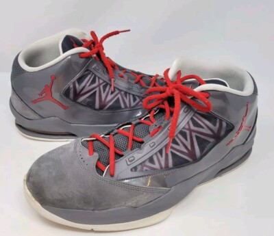 Nike Air Jordan Flight the Power Style 487207-004 Gray Red White Size US 14