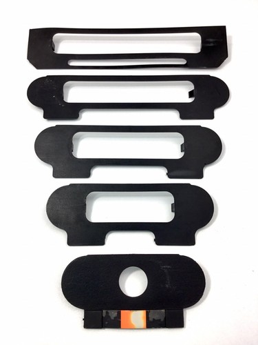 1999-2004 JEEP GRAND CHEROKEE SELEC-TRAC Shifter Bezel Trim Set of 1, 1 Side - Picture 3 of 4