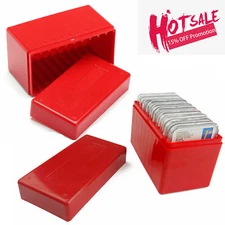 2PC 10 Coin Slabs Capacity Holder Slab Storage Box Case Plastic Fit For PCGS NGC