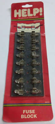 Dorman Help 60232 Universal 8 Gang Fuse Block - Cut to Any Length - Glass Fuses