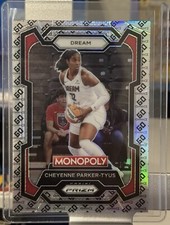 2024 Panini Prizm WNBA Monopoly Cheyenne Parker-Tyus Running Man Black & White