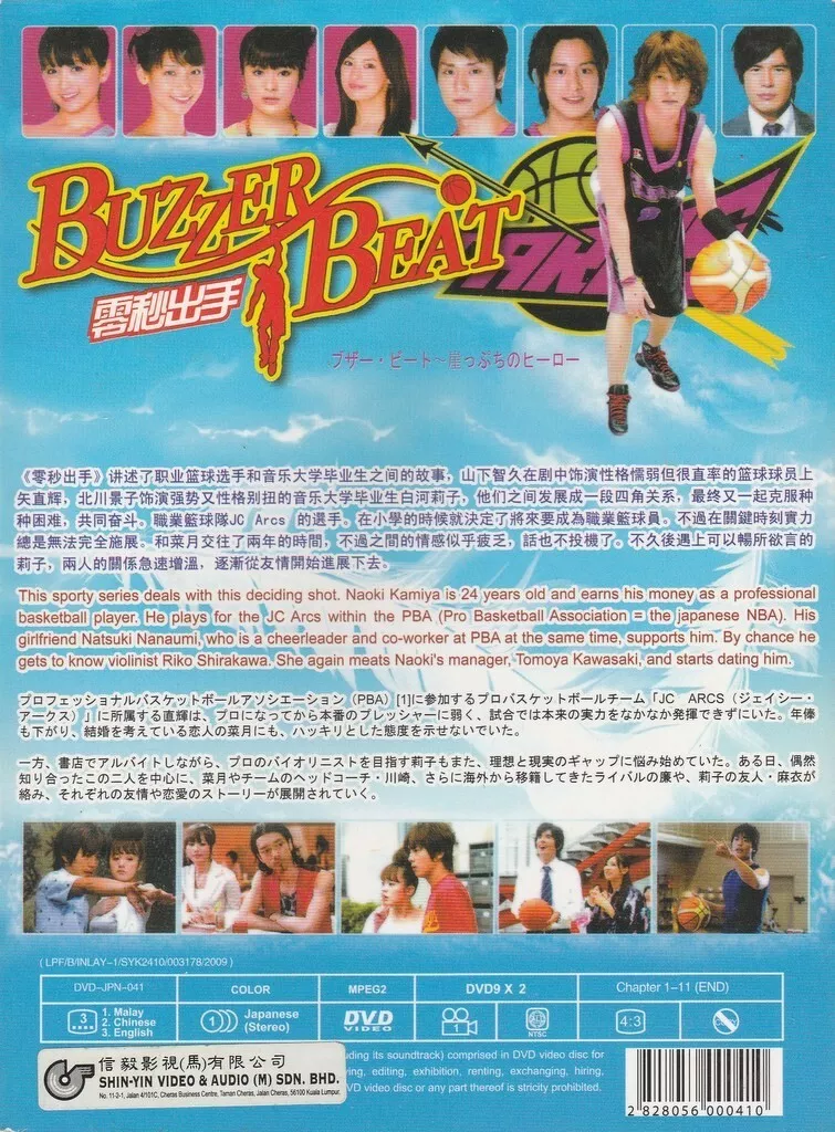 Kitagawa Keiko's writings - Shopping Guide - Buzzer Beat DVD Box Set