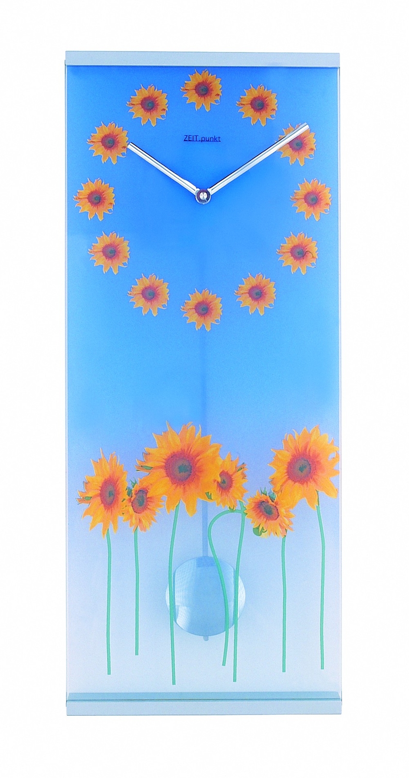 Modern wall clock with quartz movement from Zeitpunkt (Zeit.punk.. ZP 17/386 NEW