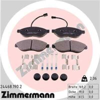 Zimmermann Scheibenbremsbelag 24468.190.2