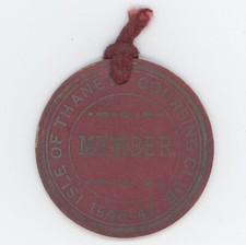 1946 - 1947 Isle of Thanet Hare Coursing Club Members Badge Greyhound Hunt NCC