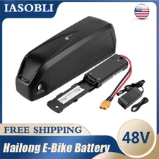 48V 30AH EBike Battery Hailong MAX Lithium Li-ion EBike Electric Bicycle+charger