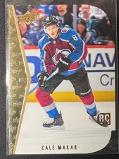 2019-20 Upper Deck Series 1 Hockey Retro Die Cut Rookie #1 Cale Makar