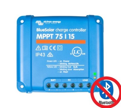 MPPT Solar Laderegler Victron 75/15 BlueSolar 12V 24V 75V 15A ohne Bluetooth