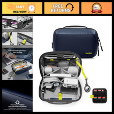 Tech Organizer Pouch for MacBook Charger, Cables, Power Bank, Water-Resistant St