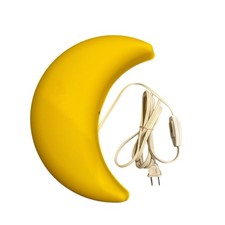 IKEA Smila Mane Yellow Crescent Moon Wall Lamp Night Light Works Vintage
