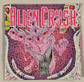 Vintage 1989 Alien Crush Turbo Grafx Turbografx 16 Complete in Case Video Game