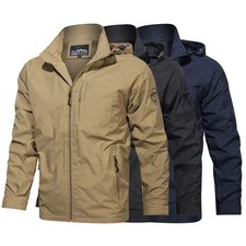 Chaqueta De Senderismo Para Hombres Abrigo A Prueba De Viento Y Lluvia Invierno