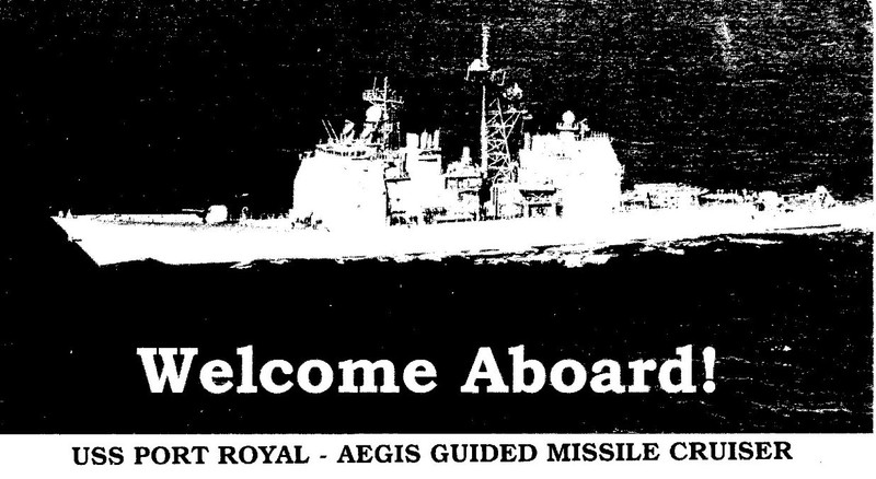 USS Port Royal CG 73 Welcome Aboard pamphlet