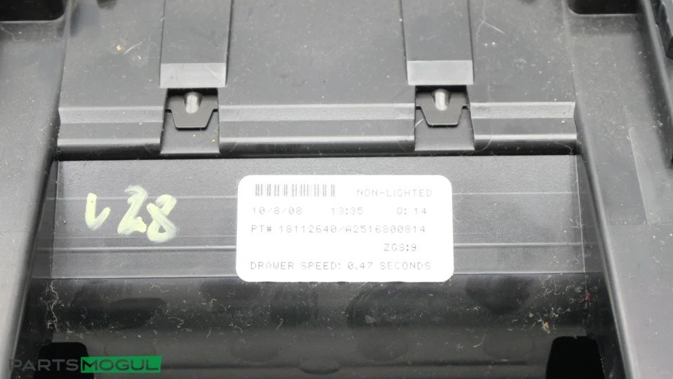 Portavasos consola central trasera Mercedes-Benz R350 2006-2009 A2516800814 OEM Foto 4 de 4