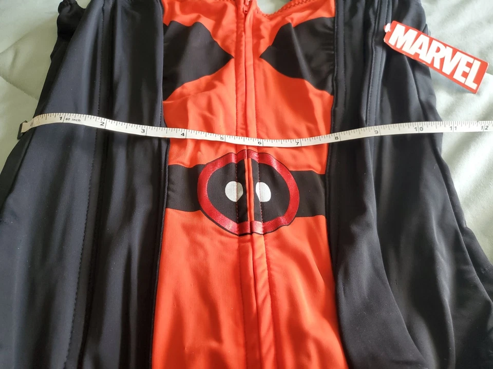 Corsé Deadpool con cremallera frontal - Marvel Lg Foto 3 de 4