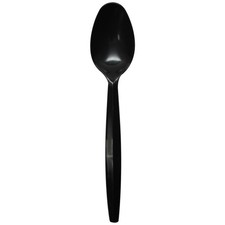 Karat U2013B Black Disposable Teaspoons
