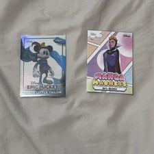 2026 Topps Disney Lot Of 2 Inserts. Epic Mickey, Evil Queen