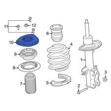 For Ford Escape 2020-2026 Ford LX6Z3A197D Front Suspension Strut Mount