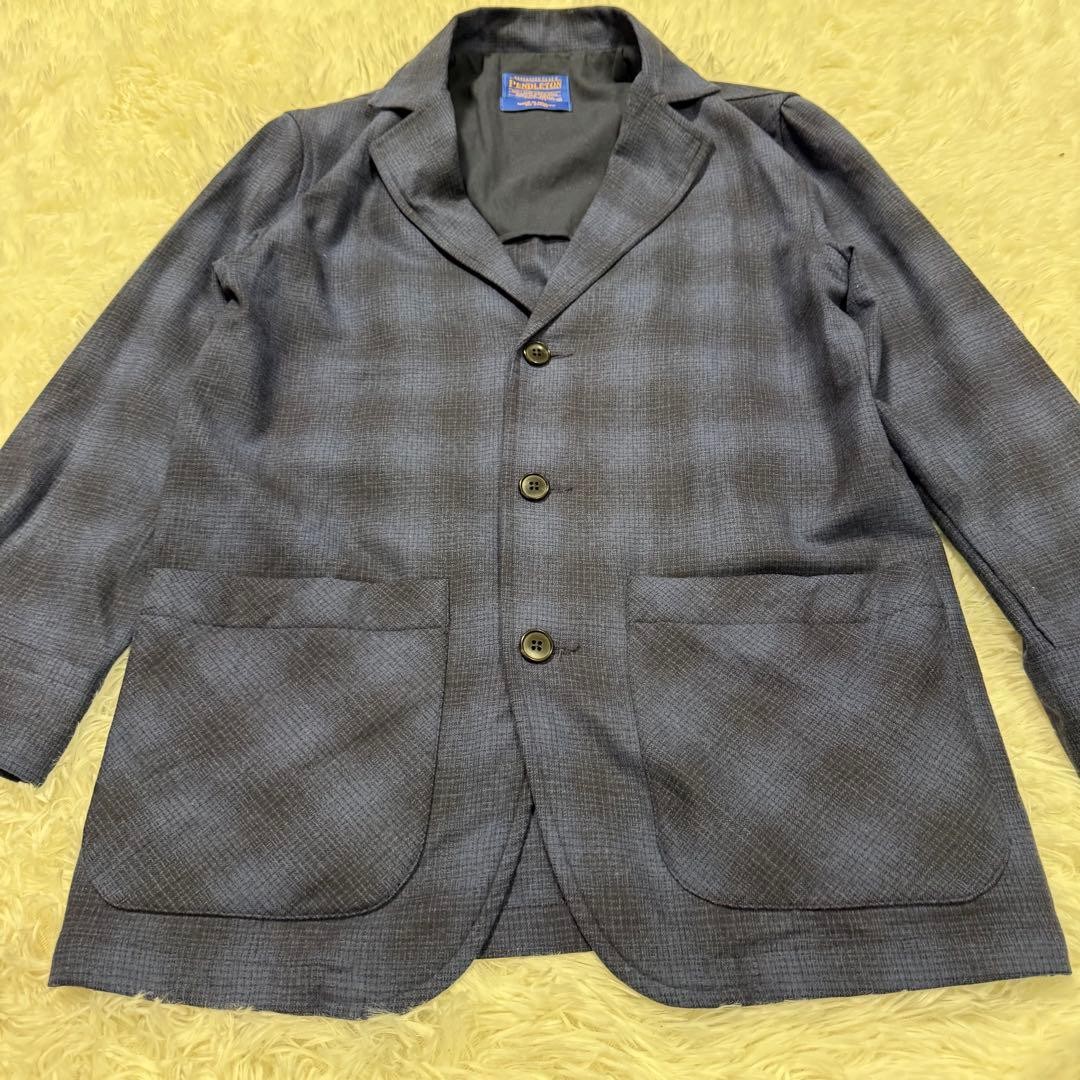 Pendleton Ombre Tailored Wool Jacket 3/4 Sleeve N… - image 3