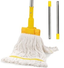 Professional Commercial Industrial Heavy Duty Mop with 48" Long Handle,Cotton...