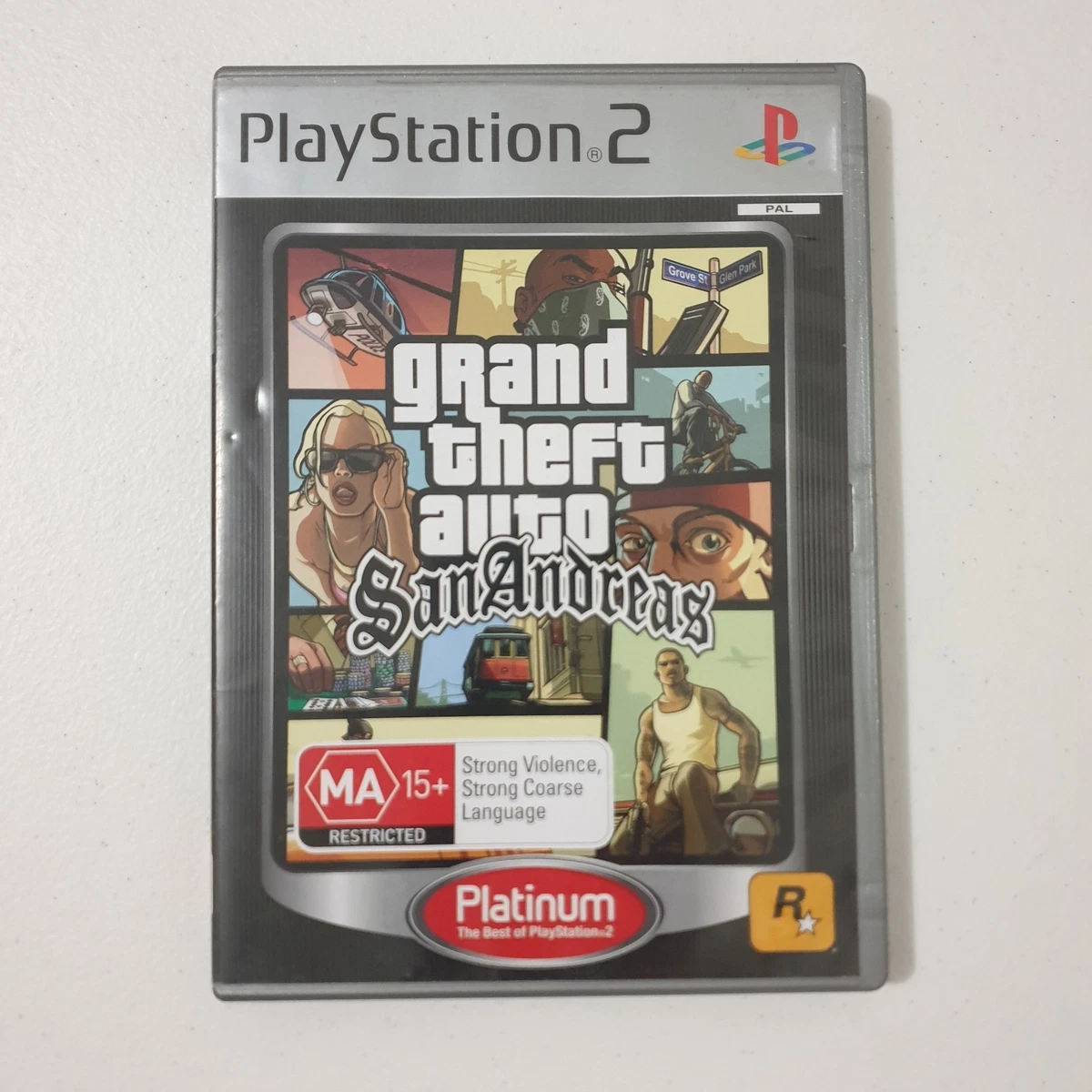 PS2 / Grand Theft Auto: San Andreas / GTA / PAL (Gebraucht) in Zug für