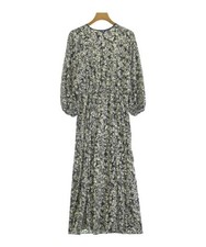 DRESSTERIOR Dresses NavyxGrayxBeige(Flower Pattern) 36(Approx. S) 2200620721042