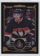 2015-16 O-Pee-Chee Rainbow Foil Black 34/100 Cody Ceci #180 1r5