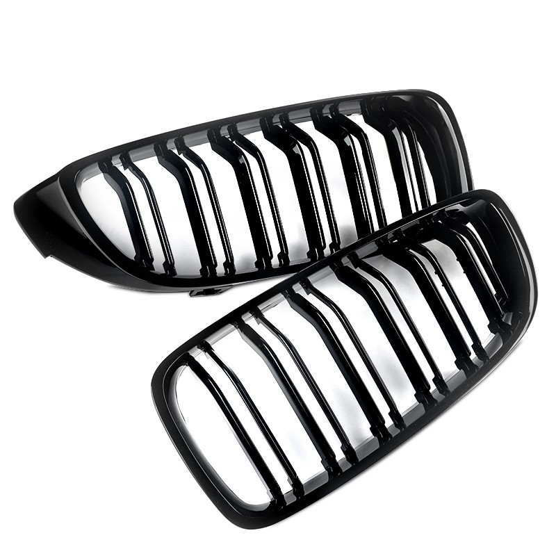 For BMW F32 F33 F36 420i 428i 430i F80 M3 F83 M4 Dual Slats Front Kidney Grille