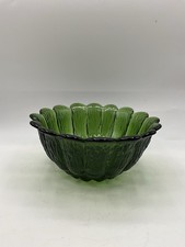 Rare Holmegaard Style Denmark Green Glass bowl Mid Century Studio