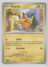 Pikachu Pokemon Scarlet & Violet Paldea Evolved PAL #062