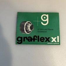 Graflex XL 1965 Lens And Barrel Guidebook Guide Instruction Manual Rochester NY