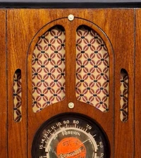 Vintage Gold Fabric for Speaker Grill Cloth -Old Radio Stereo Console Amp Grille