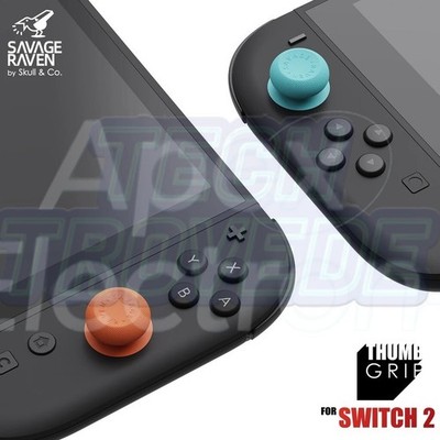 6PCS Savage Raven by Skull & Co. JoyCon Cap Thumbstick for Nintendo Switch2 NSW2