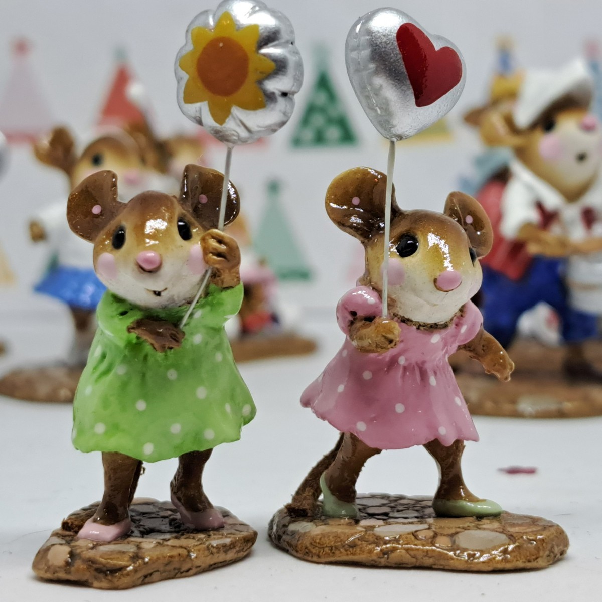 Wee Forest Folk Mouse Parade, Complete Set of 8 Pieces, MP-1