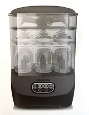 Baby Brezza Bottle Sterilizer and Dryer Advanced – 33% Faster. (Charcoal)