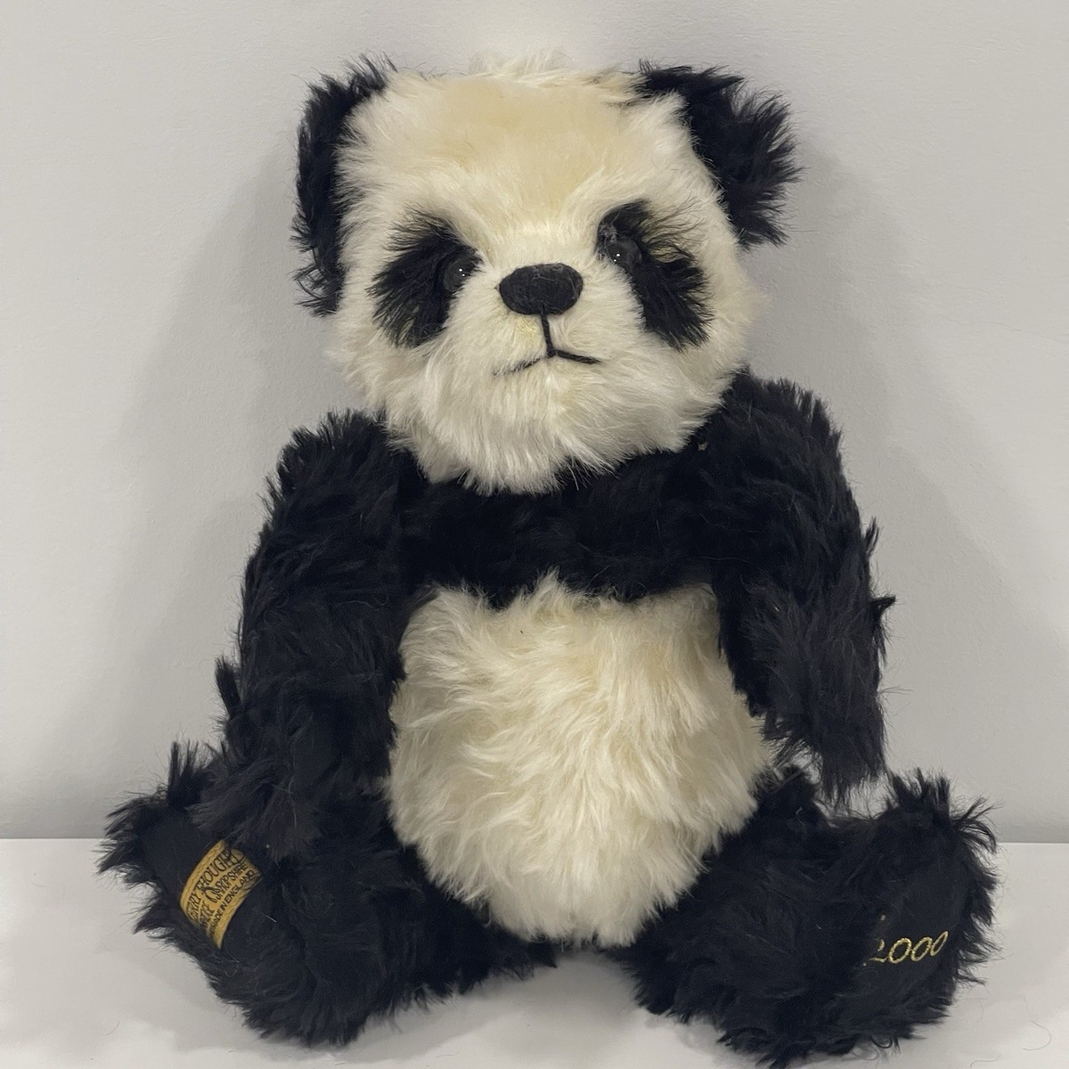ぬいぐるみ Merrythought Millennium Bear 2000 Merrythought Pandemonium Mohair Panda Bear Millennium 2000