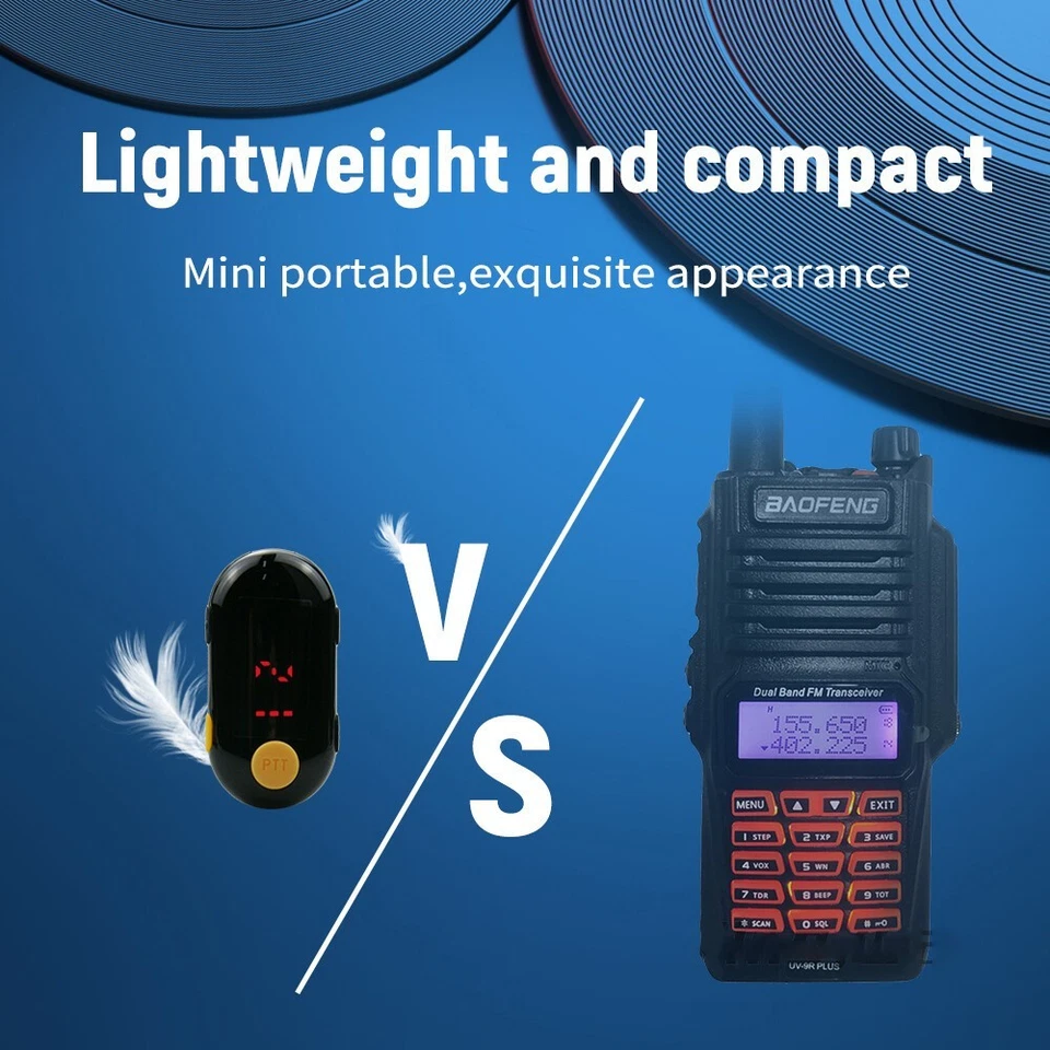 Portable Two Way Radio Mini Walkie Talkie UHF 400-470MHz 25 Channles Long Range - Image 4 of 4