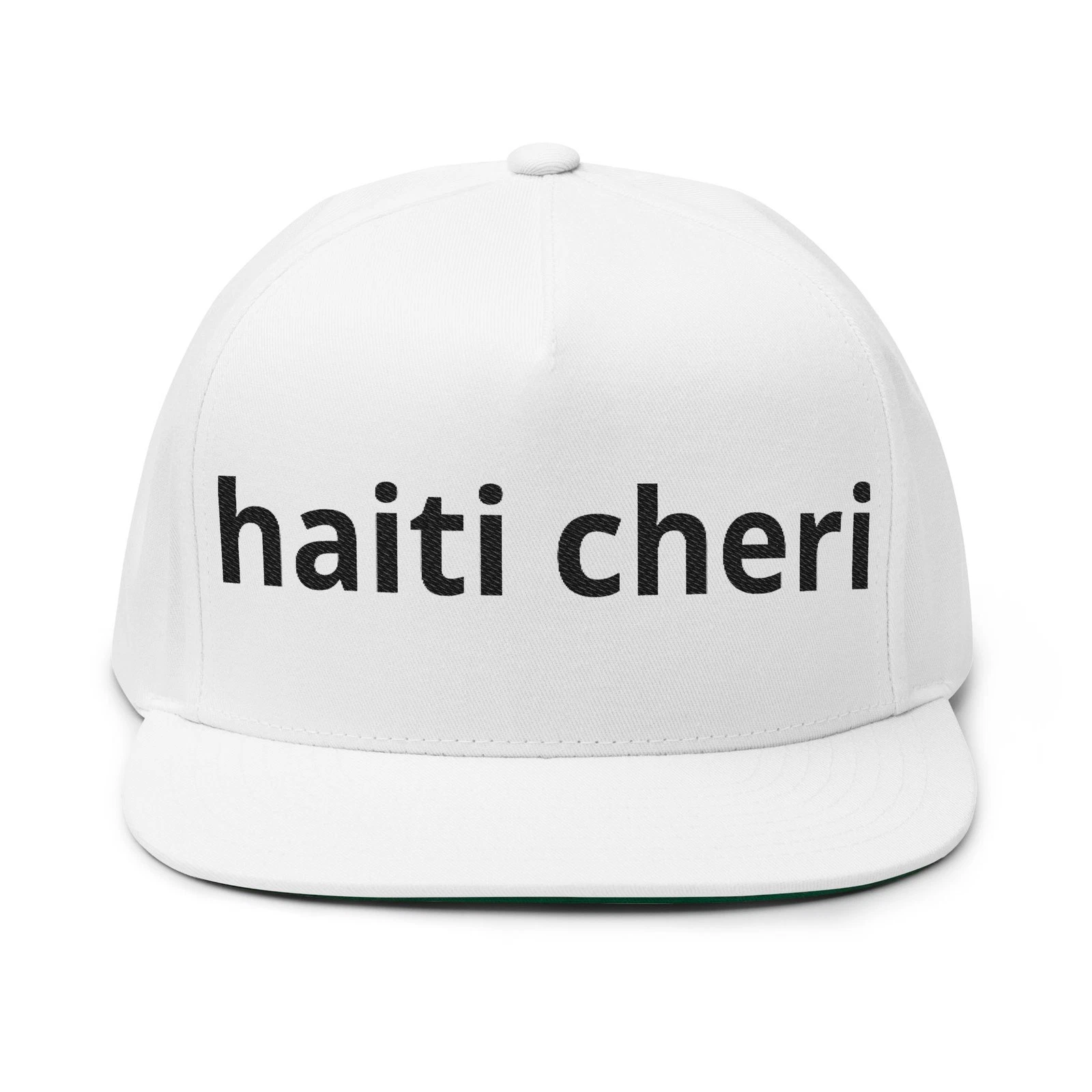 haiti cheri Flat Bill Cap | Embroidered Text Snapback
Opens in a new window or tab
