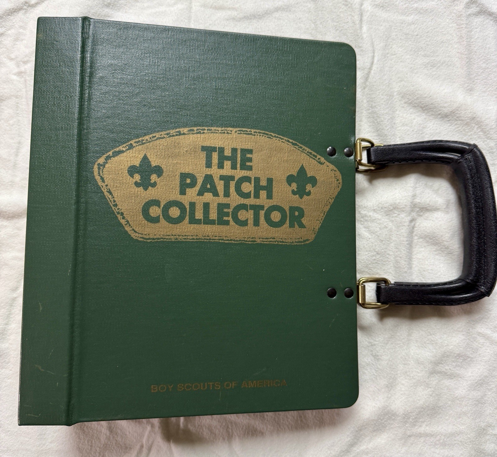 Boys Scouts Of America Patch Collector Binder W/Handles +16  Post Pages 
