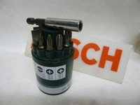 Bosch Bit Set 10Tlg. Magnet Bithalter + Schlitz Kreuz Bits Standart 2609255975
