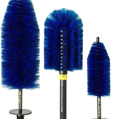 3 Stück BIG DETAIL BRUSH EXTRA LANG ALUFELGEN REINIGUNGSBÜRSTE - KEIN FREILIEGENDES METALL