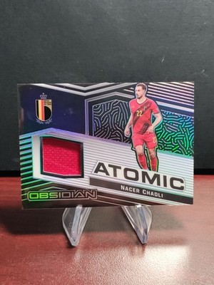 2021-22 Panini Obsidian Soccer #AM-NC Nacer Chadli /75 Atomic Material Patch