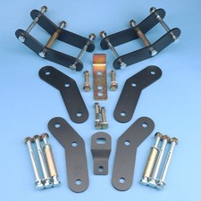 2 Front Rear Lift Shacke Kittrack Bar Drop Jeep Wrangler 1987-1995 Yj