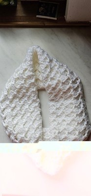 Damenloop, elegant, mit Glitzerfaden, Handarbeit 