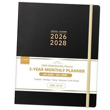 2026-2028 Monthly Planner - 3 Year Monthly Planner 2026-2028, Jan.2026 -