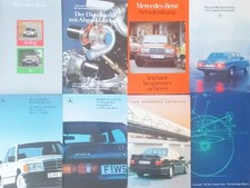 Konvolut Mercedes-Benz Prospekte 70er + 80er ...